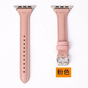 2025 nouvelles bandes de montre intelligente petite taille boucle de bracelet en cuir pour <span class=keywords><strong>Apple</strong></span> <span class=keywords><strong>Watch</strong></span> 38/40/41/42/44/45/49 <span class=keywords><strong>MM</strong></span> Compatible avec IWatch - Product Image 3