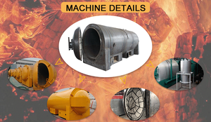 Yatay tip sert odun kömür karbonlaştırma sobası fırını/ahşap kömür yapma makinesi - Product Image 4