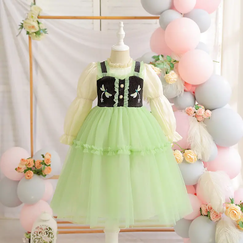 Pas Cher Vente Chaude Anna Fille Fête D'anniversaire Halloween Carnaval Princesse Costume Dress Up pour Enfants