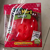 Nouveau style, grande fraise souple en TPE, jouet réaliste à presser pour soulager le stress, amusant, unisexe