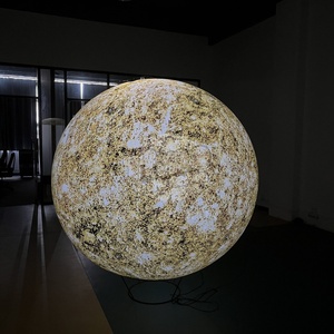 2m 3m benutzer definierte aufblasbare LED Mercury Ballon hängen PVC aufblasbare Planet Solar Sustem - Product Image 5