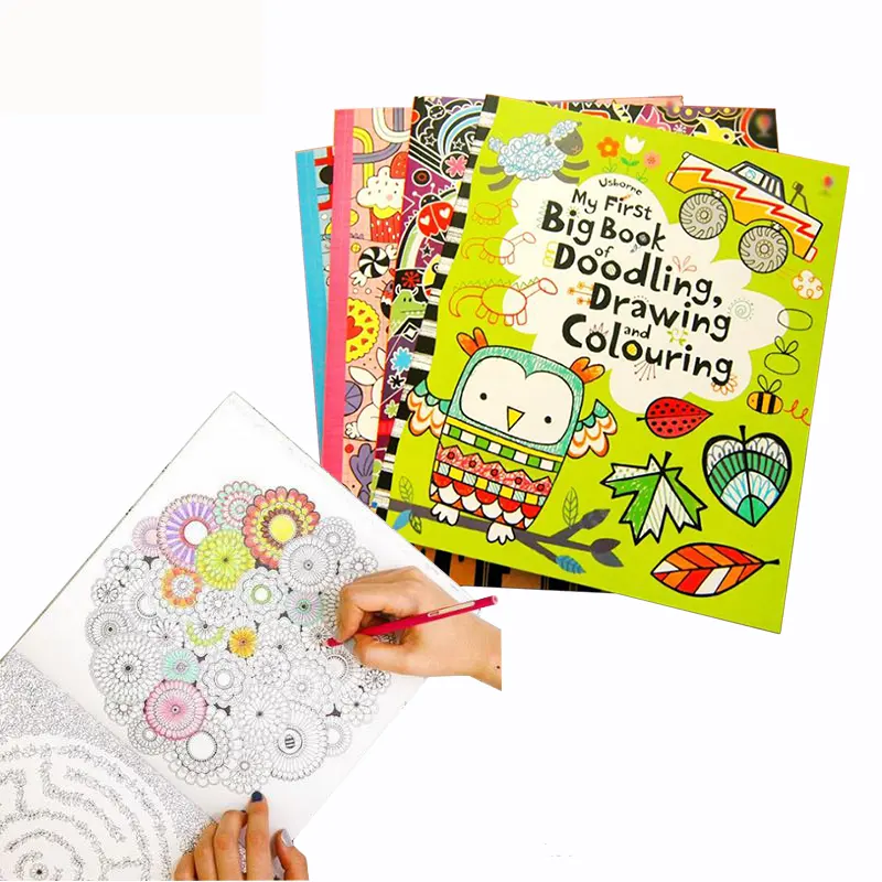 Mi primer libro de dibujar dibujo y relleno de color dibujo de los niños libro de prácticas