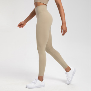 Pantalones de yoga sólidos Athena Lulu <span class=keywords><strong>GELI</strong></span> para mujer, de nailon 66, sensación ligera, cintura alta, secado rápido, longitud completa, efecto moldeador, deportivos - Product Image 3