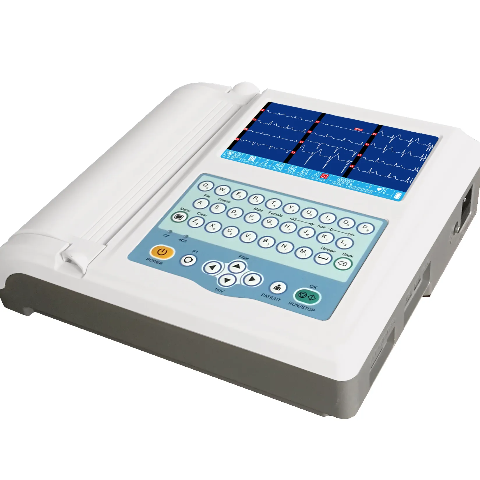 Digital simulador ecg machine 12 channel portable hospital medical equipments MSLEC21