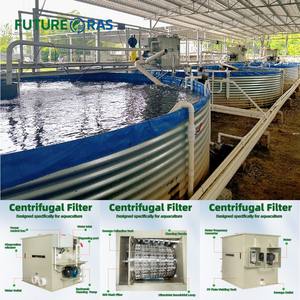 เครื่องกรองแบบดรัมอัตโนมัติสแตนเลสสำหรับฟาร์มเลี้ยงกุ้งราส ปลานิล ปลาเทราต์ ปลาคาร์พ - Product Image 1