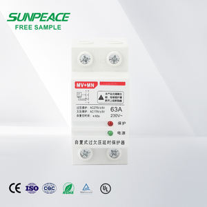 32A 63A 220V <span class=keywords><strong>AVP</strong></span> Din Rail Einstellbarer automatischer einphasiger Überspannung schutz - Product Image 4