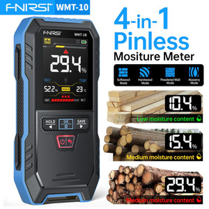FNIRSI WMT-10 inductif bois humidimètre hygromètre sans contact bois détecteur de mur humide testeur d'<span class=keywords><strong>humidité</strong></span> non destructif - Product Image 2