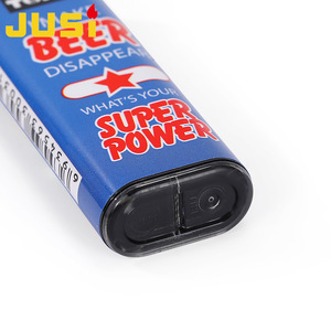 Briquet à Roue Rotative JUSI, Flamme Bleue Jet, Coupe-Vent, Personnalisé, en Métal, Créatif, Imprimé - Product Image 3