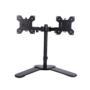 <span class=keywords><strong>Support</strong></span> de bras pour <span class=keywords><strong>double</strong></span> écran réglable en hauteur, <span class=keywords><strong>support</strong></span> de <span class=keywords><strong>bureau</strong></span> pour deux écrans, <span class=keywords><strong>support</strong></span> pour écran de 14 à 27 pouces - Product Image 3