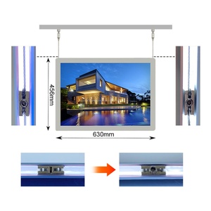 Advertising Window Display High Brightness Eco-friendly <b>Led</b> Acrylic Light Box Real Estate Hanging Customized Color Sign - Product Image 3