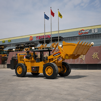 Chargeuse sur pneus haute performance de 2 tonnes avec benne à déchargement latéral en option, pour mines souterraines étroites