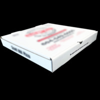Juego de caja de pizza con acabado mate de alta calidad de flauta electrónica SP3226, cartón corrugado Premium para embalaje de restaurante para uso en pizzería