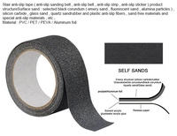 Solvant colle couleur grise Fabricants Escaliers Sécurité PVC poignée forte adhésif Ruban antidérapant