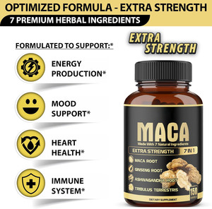Complément en Gélules de <span class=keywords><strong>Maca</strong></span> Naturel Plus Pour Homme Pilules Énergétiques Puissantes Vitamines Pour Adultes Ne Convient Pas Aux Nouveau-nés ou Aux Femmes Enceintes - Product Image 4