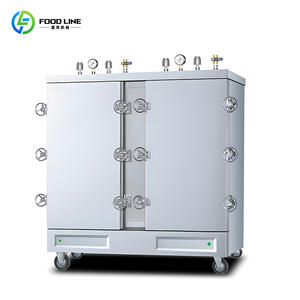Vaporera y Olla Eléctrica Comercial Multifuncional Profesional <span class=keywords><strong>de</strong></span> 2 Niveles, Acero Inoxidable, Alta Eficiencia, Fácil Limpieza - Product Image 5