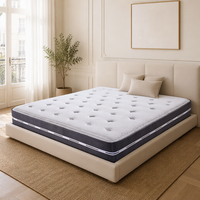 Kasur Tebal 20cm Berkualitas Tinggi Grosir, Terkompresi, Anti Alergi, Pendingin, Pengiriman Cepat, Pocket Spring, Memory Foam, Roll Box