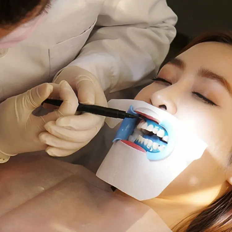 Protetor de gengiva azul msds, aprovação 3ml, alta qualidade, barreira de gengiva, gel para clareamento dos dentes