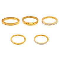Nouvelle bague végétalienne ins style simple pli porter bague en diamant bagues accessoires pour femmes en gros