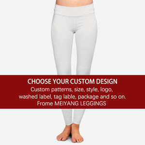 Leggings Meiyang Custom dfyne Impact de cintura alta para yoga, con estampado floral y bolsillos, ropa para <span class=keywords><strong>mujer</strong></span>. - Product Image 2