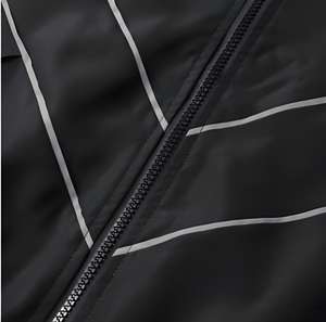 Унисекс зимняя куртка-бомбер |   ODM |   Ветрозащитный быстросохнущий дышащий холст |   Светоотражающий воротник с капюшоном для повседневного спорта - Product Image 3