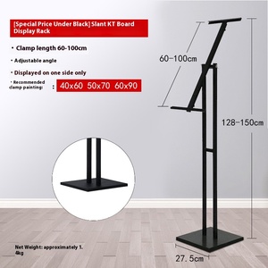 Impermeable, entrada portátil Cabina de carteles de alta resistencia, marco de aluminio KT Booth Display Board Mall Publicidad Carteles promocionales - Product Image 6