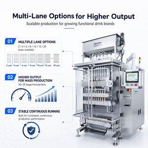 Máquina Automática para Llenado, Formado, Sellado y Empaquetado de Gel Deportivo Líquido, Máquina Empacadora de Sobres de Alcohol - Product Image 4