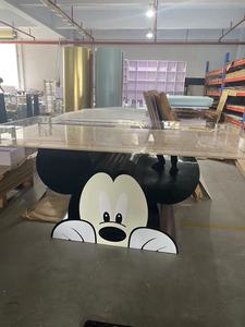 Mostrador de Barra Mini Personalizado Moderno de PVC Acrílico, Mesa de <span class=keywords><strong>Minnie</strong></span> Mouse, Soportes para Tartas para Bodas y Eventos - Product Image 5