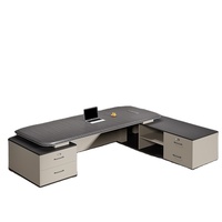 Bureau de direction de luxe avec chaises, table de salle de réunion, bureau de direction de luxe, table de bureau de 2 mètres pour salle de réunion de direction