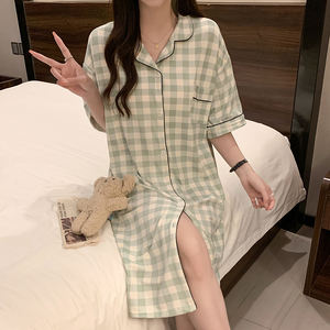 Vestidos <span class=keywords><strong>de</strong></span> <span class=keywords><strong>noche</strong></span> <span class=keywords><strong>de</strong></span> ocio populares para mujer Sujetador acolchado <span class=keywords><strong>de</strong></span> verano Pijamas Cardigan Ropa <span class=keywords><strong>de</strong></span> dormir para mujer Bata - Product Image 2