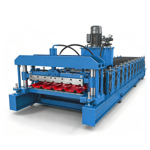 เครื่องทำแผ่นหลังคาโปรไฟล์เดี่ยวแบบกำหนดเองสำหรับ OEM / ราคาขายส่งโลหะ - Product Image 1
