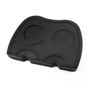 เสื่ออัดผงกาแฟกันลื่นทำจากซิลิโคนพร้อมที่จับมุมสำหรับอุปกรณ์เครื่องชงกาแฟอุปกรณ์เสริมสำหรับบาร์ - Product Image 5