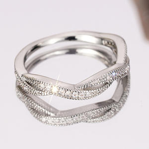 T0037 Anello in oro bianco con diamante da donna, minimalista, con taglio rotondo brillante, colore naturale G, 0,5 ct - Product Image 6