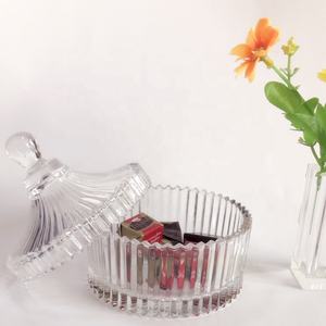 Vente en gros à <span class=keywords><strong>prix</strong></span> promotionnel, sucrier en cristal, pot à bonbons avec couvercle - Product Image 4