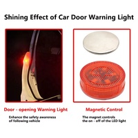 Feux stroboscopiques de porte de voiture, 1 paire, LED, accessoires d'alerte de porte, pour voitures et camions