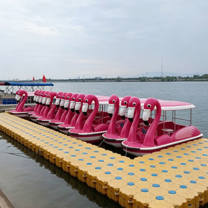 Nuova Barca Elettrica Flamingo: Vendita Diretta dalla Fabbrica - Barca a Pedali a Doppia Testa a Forma di Cigno/Anatra, Bici d'Acqua Autodrenante - Product Image 6