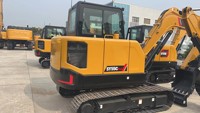 Mini-excavatrice sur chenilles de 3,5 tonnes SY35U, godet de 0,11 m³, moteur diesel haute efficacité avec boîte de vitesses PLC