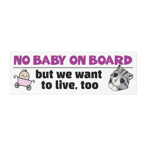 Best-Selling BABY on BOARD Magnetic Car Bumper <b>Stickers</b> Cross-Border Best-Selling Reflective <b>Decal</b> with Slogan 'Baby in the Car' - Product Image 2