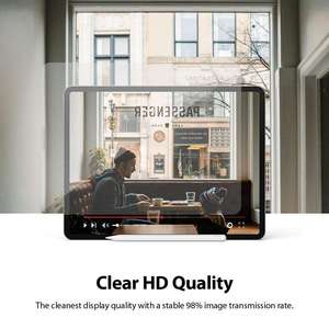 ฟิล์มกันรอยกระจกนิรภัยแบบบางพิเศษ 2.5D คุณภาพพรีเมียม สำหรับแท็บเล็ต iPad Air Pro Mini 10.9 11 12.9 รับผลิตตามแบบ OEM - Product Image 2