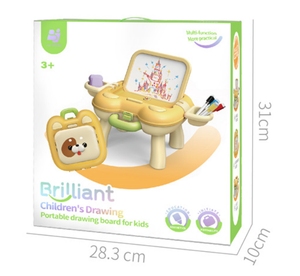 Set Lavagna Portatile per Bambini RTS, Tavoletta da Disegno Maiale e Cucciolo, Giocattolo Artistico Riutilizzabile con Contenitore - Product Image 4