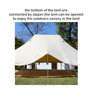 Precio de fábrica <span class=keywords><strong>Tipi</strong></span> Tent Event, Large Tente Glamping con protección solar Anti-mosquito impermeable <span class=keywords><strong>para</strong></span> Festival Event Camping - Product Image 5