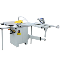 Scie à table horizontale circulaire de 10 pouces avec table coulissante et table d'extension, moteur 2200W, garantie 1 an
