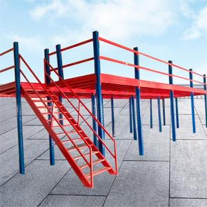 ชั้นลอยคลังสินค้าสำหรับงานหนัก ชั้นวางพาเลท ชั้นลอยเหล็ก ชั้นวางของแบบชั้นลอย กวางโจว - Product Image 4