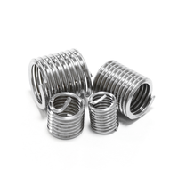 Kit d'inserts de réparation pour filetage de fil hélicoïdal M6 Inserts filetés en acier inoxydable pour plastique