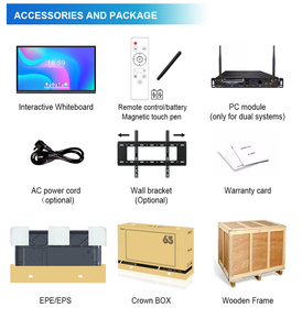 <span class=keywords><strong>Écran</strong></span> plat interactif <span class=keywords><strong>sur</strong></span> mesure, <span class=keywords><strong>écran</strong></span> tactile 4K UHD, affichage intelligent pour le bureau et <span class=keywords><strong>l</strong></span>'éducation avec système double Android <span class=keywords><strong>Windows</strong></span> - Product Image 5