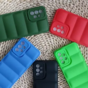 Shockproof TPU Jaket Puffer Penutup Telepon Kasus untuk Tecno Camon 16 17 18 19 Pro 18T 18i 18P Kasus Ponsel