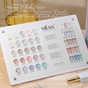 MILAN nouveau 25 couleurs paillettes Gel vernis Kit couleurs les plus populaires <span class=keywords><strong>2023</strong></span> printemps été ongles Gel ensemble en gros Gel vernis - Product Image 2