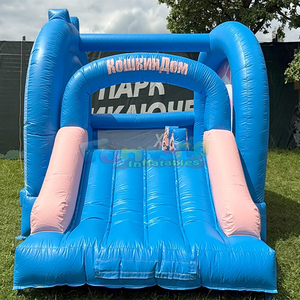 Outdoor combo bouncer commercial kids bounce <b>house</b> <b>inflatable</b> cat bouncy castle with slide - Product Image 3