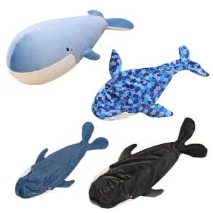 Милые детские мягкие плюшевые игрушки шкуры Китовая акула Подушка Мягкие животные путешествия плюшевые ткани кожа