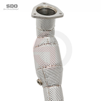 Resonadores SD T304, Tubo Intermedio y Tubo de Escape con Catalizador para Maserati Gran Turismo GT M145 4.2L/4.7L 2007-2019, Tubo de Escape Tuning