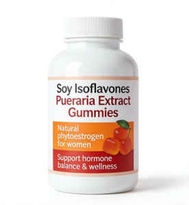 Gummies aux isoflavones de soja et extrait de Pueraria : Phytoestrogènes naturels pour le soutien de l'équilibre hormonal féminin - Product Image 2